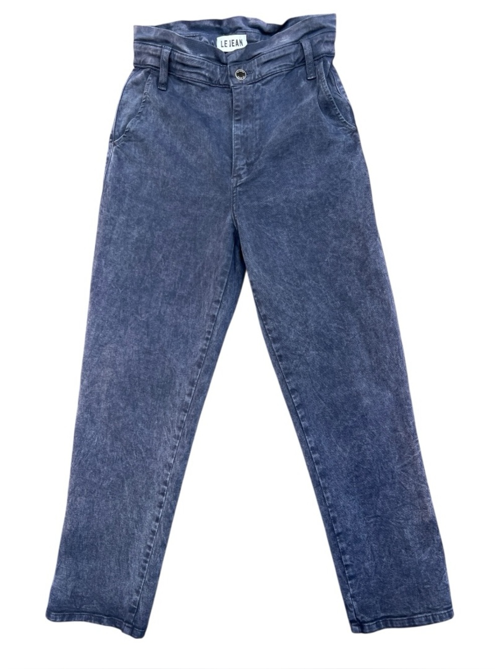 LeJean Paper bag ,high rise jeans